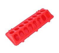 NUEAYMS Petite mangeoire pour poussins - Abreuvoir à volaille avec couvercle rabattable - Pour petits poulets - Pour oiseaux et animaux - Mallette à outils