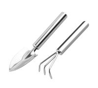 NUEAYMS Râteau de jardin compact avec ergonomique, idéal pour aérer le terreau de fleurs, pour un désherbage précis et comme outil de culture