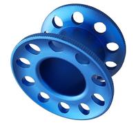NUEAYMS Rouleau de plongée compact et polyvalent miniature, bobine professionnelle à 10 trous en alliage d'aluminium pour les utilisations sous-marines avancées, gestion du cordon de plongée, bobine