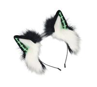 NUEAYMS Serre-tête en peluche avec oreilles en peluche - Accessoire de jeu de rôle - Pour femme et adolescente