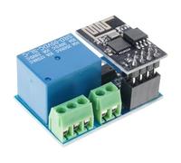 NUEAYMS Smart Home ESP8266 ESP01S Module relais WiFi Télécommande via application mobile pour projets électroniques sans fil Module relais Wi-Fi intelligent