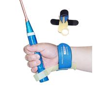 NUEAYMS Stabilisateur de poignet pour badminton - Aide à corriger les erreurs de prise en main pour un outil d'entraînement de badminton cohérent