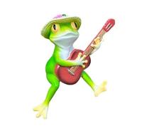 NUEAYMS Statues Miniatures De Grenouille Jardin Figurines d'animaux en Résine pour Pelouses Extérieures Décors Jardin Centres Table Nordiques Figurines d'animaux en Résine Sculptures