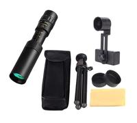 NUEAYMS Télescope monoculaire haute performance 10-300 x 40 pour l'observation des oiseaux, tenu à la main avec adaptateur de téléphone