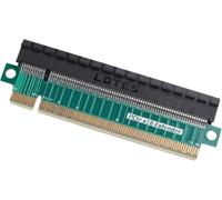 NUEK-Pcie 5.0 X16 Extender Riser Card-Ultra Slim 3Cm Height,10Cm Length,4-Layer Gold-Plated Pcb,Reinforced Black Slot With Dust Cover,For Gpu/Mining/Ai Computing Card