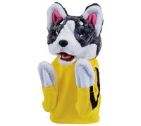 Nuelreva Chien Hand Puppet Kung Fu Husky Soft Soundable Boxing Hand Interactive Puppet Toddler Washable Battle Battle Boxing Husky Toys