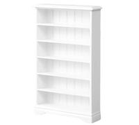 Nuelreva Dollhouse Librishelf 1:12 Échelle Classique en Bois Miniature bibliothèque 4x6x1 Pouces Meubles de poupée Blanc Blanc pour Mini-Bricolage Artificiel Accessoires de Maison poupée