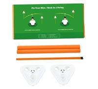 Nuelreva Sticks d'alignement de Golf, Angle réglable et correcteur de la Posture Aide à l'entraînement du Golf pour Les athlètes pour Les Adultes Jeunes Aide d'entraînement Swing