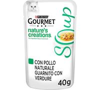 Nuem-Purina Nature's Creations Soup Humide Chats Avec Poulet Naturel Et Légumes, 32 Enveloppes De 40 G Ciacuna
