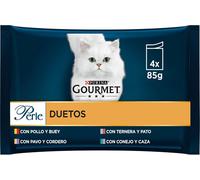 Nuem-Purina Perles Fines Feuilles Duo Nourriture Pour Chat Viandes Délicates 12 X [4 X 85 G]