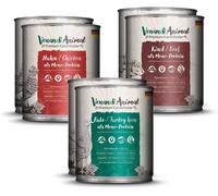 Nuem-Venandi Animal Pâtée Premium Pour Chats, Sachet De Dégustation I, Poulet, Dinde, B?uf, 6 X 800 G (Lot De 6), Sans Céréales Et À L¿État Naturel