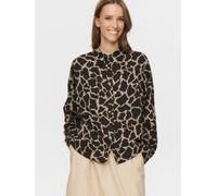 NÜMPH Chemisier 'HANA' beige / noir, Taille XXL