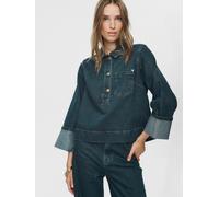 NÜMPH Chemisier 'TORONTO' bleu denim, Taille XS