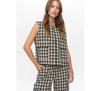 NÜMPH Gilet 'NUCHIKKA' crème / saphir, Taille M