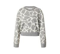 NÜMPH Pull-over 'Grif' beige clair / gris chiné, Taille XXL