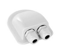 NuEnergy The Original Solar Double presse-étoupe étanche pour panneau solaire Outil de montage de toit 6-12 mm Accessoires solaires RV Presse-étoupes parfait pour l'extérieur, le toit, la camionnette,