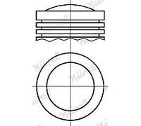 NÜRAL Piston Compatible Pour Jaguar XJ E-Type Daimler 2.8 - 5.3 Limousine