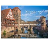 Nürnberg - Am Tag und in der Nacht (Wandkalender 2026 DIN A2 quer), CALVENDO Monatskalender: Entdecken Sie die faszinierende Gegenüberstellung der ... und in stimmungsvollen Nachtaufnahmen.