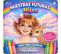 Nuestras Futuras Hijas - Libro para Colorear para futuros padres y madres: Ilustraciones Tiernas de Niñas y Mascotas - Regalo Inspirador para Soñadores de la paternidad y maternidad