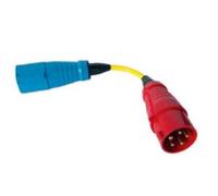 Adaptateur Cordon 32A/3 vers prise CEE monophasée 5P/CEE Couplage 3P