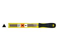 NUEVO 2024 - Lima de mecánico triangular entrefina de 8" con mango negro y funda de plástico