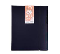 Nuevo Grafoplás 39403010 Classeur avec 30 pochettes Système in & out Noir Format A4