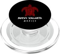 Nuevo Vallarta Mexico Tortue de mer Tribal Motif océan PopSockets PopGrip pour MagSafe