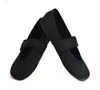 Nufoot Betsy Lou Lot de 2 chaussons d'intérieur pour femme Noir Taille L