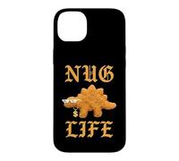 Nug Life - Ségosaure - Nourriture Mignonne - Dinosaure - Pépites de Poulet Coque pour iPhone 14 Plus