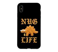 Nug Life - Ségosaure - Nourriture Mignonne - Dinosaure - Pépites de Poulet Coque pour iPhone XS Max