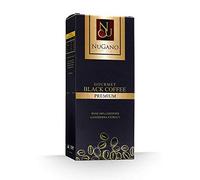 Nugano Instant Ganoderma Black Coffee - Café Instantané 30 Sachets avec Ganoderma Lucidum - 100% Naturel, Pratique et Énergisant - Idéal pour les Matins Pressés