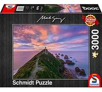 Nugget Point Lighthouse, The Catlins, South Island - New Zealand - Puzzle Mark Gray 3000 Teile