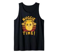 Nuggie Time ! Pépites de Poulet Kawaii avec Bras Ouverts Débardeur