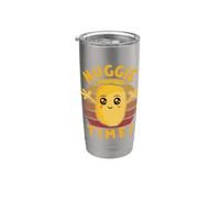 Nuggie Time ! Pépites de poulet Kawaii avec bras ouverts Gobelet isotherme en acier inoxydable double paroi