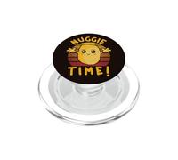 Nuggie Time ! Pépites de Poulet Kawaii avec Bras Ouverts PopSockets PopGrip pour MagSafe