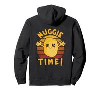 Nuggie Time ! Pépites de Poulet Kawaii avec Bras Ouverts Sweat à Capuche
