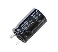NUGOYA Condensateur rond 680µF 25V 105°C; RJF-25V681MH4#N-F49; 680uF
