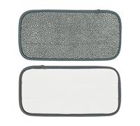 NUHFUFA 1 chiffon de nettoyage en microfibre pour balai Swiffer WETJET, réutilisable et lavable, pour recharges de nettoyage de la maison (gris)