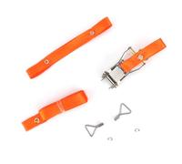 NUHFUFA 1 lot de tendeurs de corde de chargement simulée pour remorque Tami'ya 1/14, camion télécommandé, sangle d'attache, accessoires de voiture télécommandée (orange)