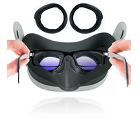 NUHFUFA 1 lot d'espaceurs de lunettes Quest 3, cadre de protection en verre anti-rayures anneau avec boîte de rangement