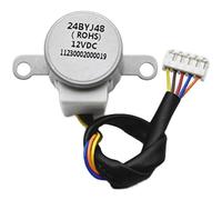 NUHFUFA 24BYJ48 Moteur synchrone à lame de vent pendule 1/1,5 HP 12 V DC Moteur à vent pour climatiseurs auxiliaires, accessoires de machine suspendue
