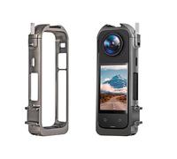 NUHFUFA Coque de protection en alliage d'aluminium pour Insta360 X4 - Compatible avec caméra d'action panoramique Insta 360 X4