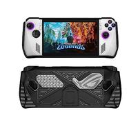 NUHFUFA Coque de protection pour console de jeu en TPU anti-chute avec support, accessoires pour ASUS ROG Ally Handheld, Noir , Étui