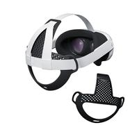 NUHFUFA Coussin de Soutien pour la tête Compatible avec Quest 3, Casque VR Confortable Tapis de Soutien pour la tête pour Elite Strap Léger et antidérapant Accessoires pour Jeux VR améliorés(Noir)