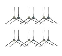 NUHFUFA Lot de 12 brosses latérales de rechange pour robot aspirateur compatible avec balayeuse Eureka E10S