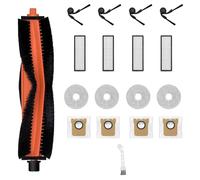 NUHFUFA Lot de 18 accessoires pour robot aspirateur Xiao-mi 5C/OV42CN, 1 brosse principale, 4 brosses latérales, 4 filtres, 4 lingettes et 4 sacs à poussière