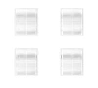 NUHFUFA Lot de 4 filtres HEPA de rechange pour robot aspirateur compatible avec Xiaomi Mijia 3C Enhanced E10/C103/B112/E12