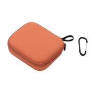 NUHFUFA Sac de rangement portable compatible avec drone DJI NEO, étui de protection en cuir épais résistant aux chocs avec boucle d'alpinisme, Orange, Étui pour appareil photo
