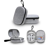 NUHFUFA Sac de rangement portable pour Vision Pro 2024 VR AR - Étui de transport de protection pour casque et lunettes - 31 x 21,6 x 10,4 cm - Sac de rangement de voyage résistant aux chocs et