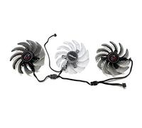 NUHFUFA Ventilateur de refroidissement pour carte graphique ASROCK RX6600XT 6650XT 8 Go Phantom Gaming D Accessoires de carte graphique (un ensemble)